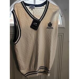 Vintage Slazenger MED Golfer Sweater Adult Medium Boca Raton Golf Resort